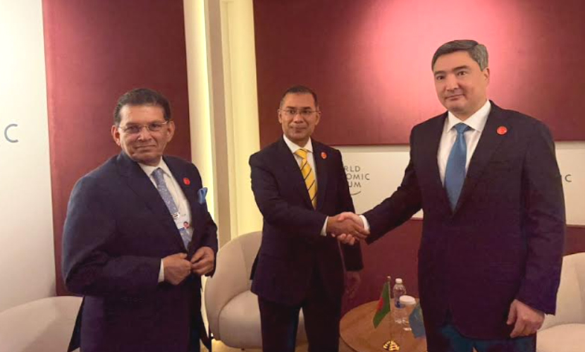 Kazakh Prime Minister Calls on Bangladesh Prime Minister Tarique Rahman